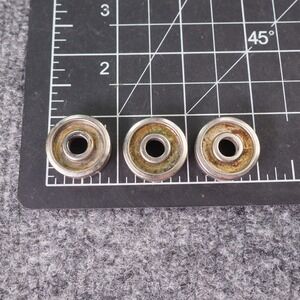Holton‎ TR602 Trumpet Bottom Valve Caps Set of 3 Silver Tone Repair Parts